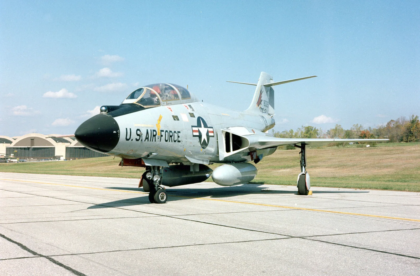 F-101B aircraft. McDonnell F-101B Voodoo museum aircraft.