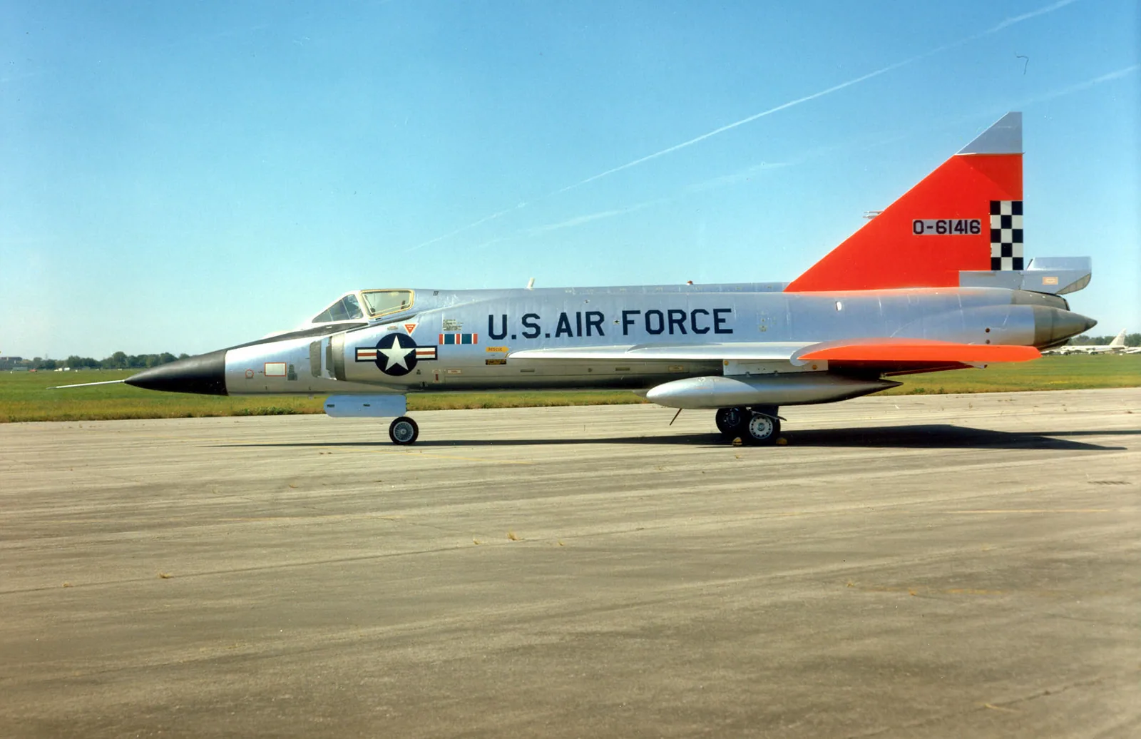 F-102A aircraft. Convair F-102A Delta Dagger museum aircraft.