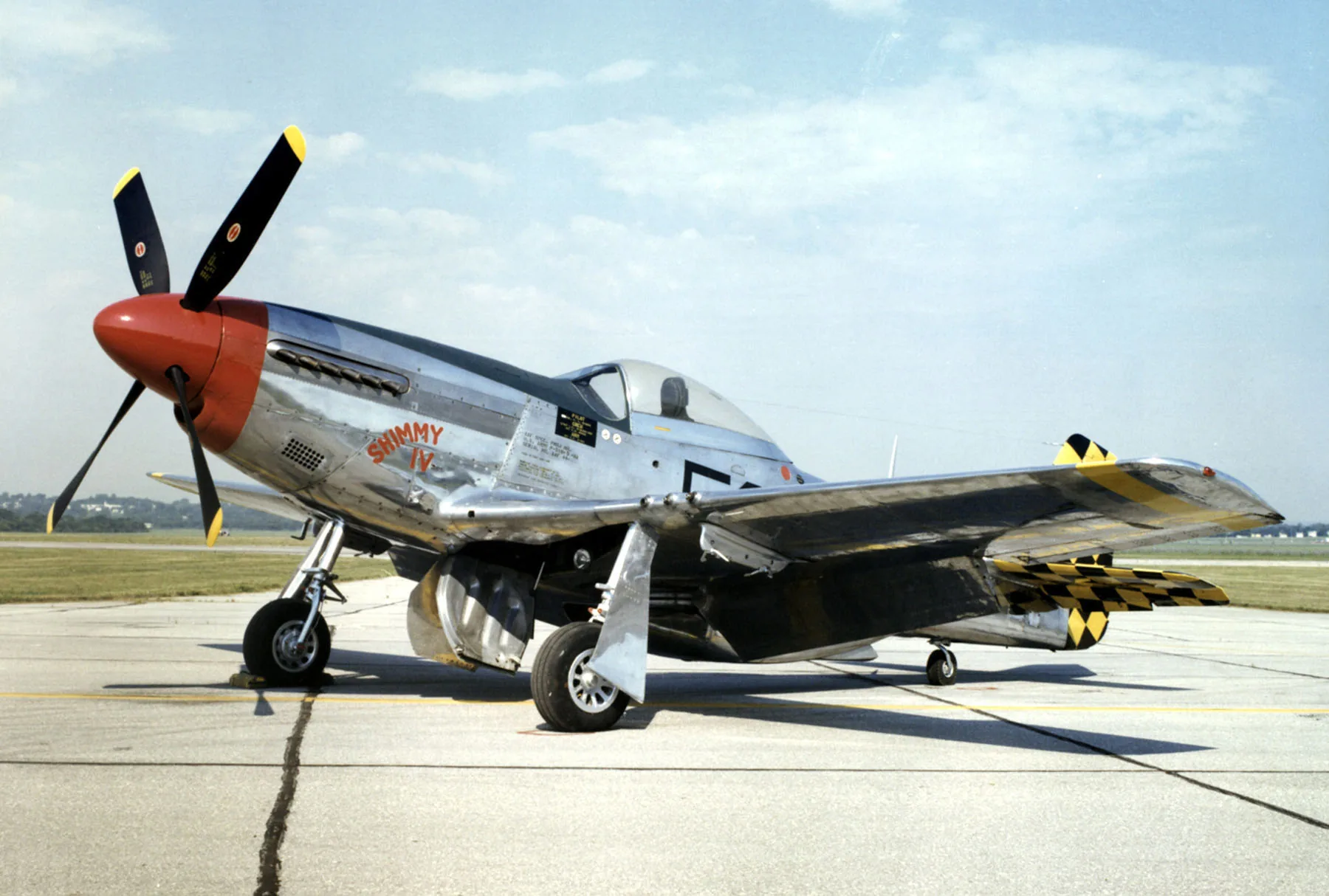 North American P-51D Mustang in the U.S. Air Force Museum collection.